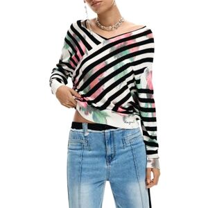 Desigual Damen Helsinki Sweatshirt, Schwarz, 38 Desigual Damen Helsinki Sweatshirt, Schwarz, 38