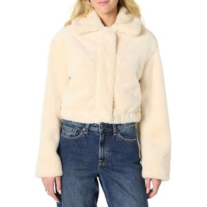 Amazon Essentials Damen Oversize-Jacke Aus Kunstfell Mit Kragen, Creme, M Amazon Essentials Damen Oversize-Jacke Aus Kunstfell Mit Kragen, Creme, M