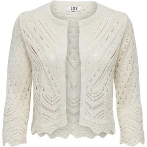 JACQUELINE de YONG Damen Jdysun 3/4 Cropped Cardigan KNT Noos Strickjacke, Eggnog, S EU JACQUELINE de YONG Damen Jdysun 3/4 Cropped Cardigan KNT Noos Strickjacke, Eggnog, S EU