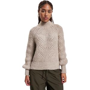 ONLY Damen Onlruby Ls Highneck Bf KNT, Pumice Stone, M ONLY Damen Onlruby Ls Highneck Bf KNT, Pumice Stone, M