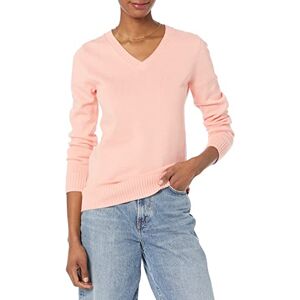 Amazon Essentials Damen Pullover aus 100 % Baumwolle, langärmelig, V-Ausschnitt, Pfirsich, Größe XS Amazon Essentials Damen Pullover aus 100 % Baumwolle, langärmelig, V-Ausschnitt, Pfirsich, Größe XS