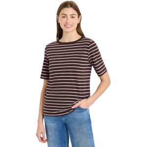 Cecil Damen T-Shirt mit Boatneck und Streifen Cecil Damen T-Shirt mit Boatneck und Streifen