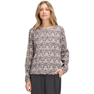 Betty Barclay Damen Schlupfbluse Langarm 42, Grau/Beige Betty Barclay Damen Schlupfbluse Langarm 42, Grau/Beige