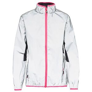 Trespass Damen Wasserdichte Regenjacke Aus Vollständig Reflektivem Material Lumi, Silver Reflective, L, FAJKRAL20007_SVRL Trespass Damen Wasserdichte Regenjacke Aus Vollständig Reflektivem Material Lumi, Silver Reflective, L, FAJKRAL20007_SVRL