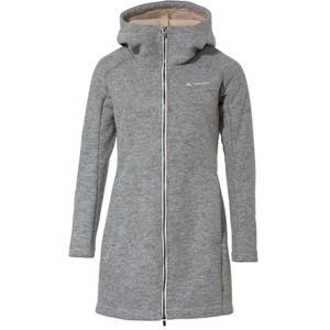 VAUDE Damen Mantel Tinshan Coat III, moderner Wollmix-Mantel mit weichem Fleece-Innenfutter, ecru, 40 VAUDE Damen Mantel Tinshan Coat III, moderner Wollmix-Mantel mit weichem Fleece-Innenfutter, ecru, 40