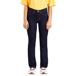 Levi's Damen Jeanshose 314 Shaping mit Stretch-Anteil, Straight Fit, Blau (Darkest Sky), W29/L34 Levi's Damen Jeanshose 314 Shaping mit Stretch-Anteil, Straight Fit, Blau (Darkest Sky), W29/L34