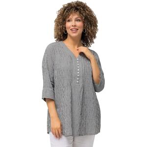 Ulla Popken Damen große Größen Übergrößen Plus Size Tunika, Streifen, Biesen, Bubble-Struktur, 3/4-Arm schwarz 42+ 797456100-42+ Ulla Popken Damen große Größen Übergrößen Plus Size Tunika, Streifen, Biesen, Bubble-Struktur, 3/4-Arm schwarz 42+ 797456100-42+
