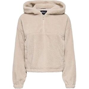 ONLY Damen Onlsiena Teddy Anorak Life Cc OTW, Pumice Stone, l ONLY Damen Onlsiena Teddy Anorak Life Cc OTW, Pumice Stone, l