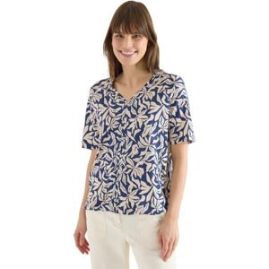 Cecil Damen T-Shirt mit V-Neck und floralem Print Cecil Damen T-Shirt mit V-Neck und floralem Print