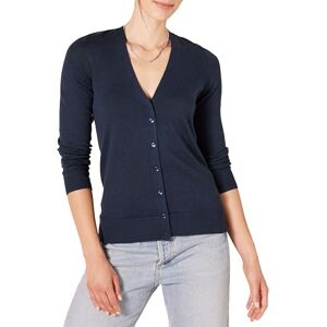 Amazon Essentials Damen Leichter Cardigan-Pulli, Navy, L Amazon Essentials Damen Leichter Cardigan-Pulli, Navy, L