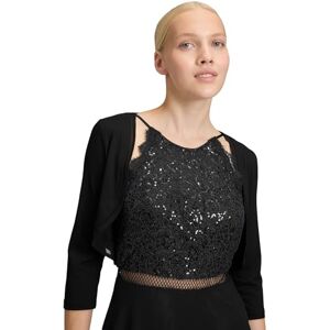 Vera Mont Damen Bolero-Jacke figurbetont Schwarz,44 Vera Mont Damen Bolero-Jacke figurbetont Schwarz,44