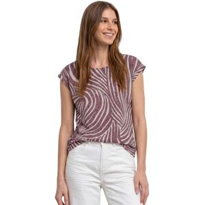 Street One Damen Dropped Shoulder Shirt im Ausbrenner-Look Street One Damen Dropped Shoulder Shirt im Ausbrenner-Look