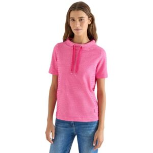 Cecil Damen Shirt mit Funnel Neck im Two-Tone-Look Cecil Damen Shirt mit Funnel Neck im Two-Tone-Look