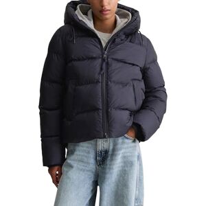 Marc O' Polo Marc OߴPolo Denim Damen Steppjacke mit Kapuze wasserabweisend, Blau (Blue Depths), S Marc O' Polo Marc OߴPolo Denim Damen Steppjacke mit Kapuze wasserabweisend, Blau (Blue Depths), S