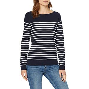Tommy Hilfiger Damen Pullover Heritage Elegant, Blau (Midnight/Classic White), XS Tommy Hilfiger Damen Pullover Heritage Elegant, Blau (Midnight/Classic White), XS