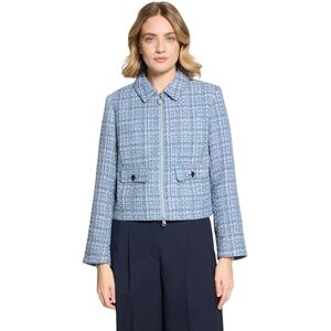 Betty Barclay Damen Blazer-Jacke Langarm 38, Blau/Weiß Betty Barclay Damen Blazer-Jacke Langarm 38, Blau/Weiß