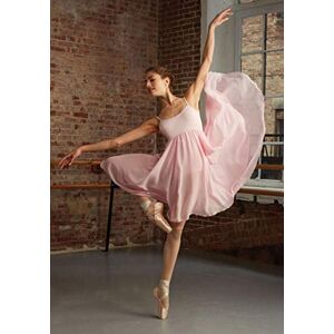 Capezio Damen Camisole Empire Dress Tanzkleider Für Erwachsene, Rosa Shell Pink, S EU Capezio Damen Camisole Empire Dress Tanzkleider Für Erwachsene, Rosa Shell Pink, S EU