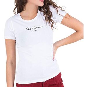Pepe Jeans Damen New Virginia Ss N T-Shirts, 800white, S Pepe Jeans Damen New Virginia Ss N T-Shirts, 800white, S