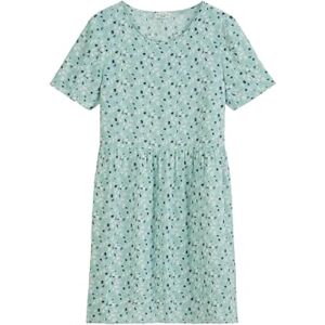 Marc O' Polo Denim Damen Kleid mit Allover-Print Knielang, Mehrfarbig (Light Blue Multi 05), L Marc O' Polo Denim Damen Kleid mit Allover-Print Knielang, Mehrfarbig (Light Blue Multi 05), L