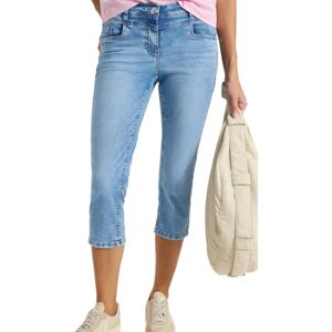 Cecil 3/4 Slim Leg Jeans im Casual Fit Light Blue Washed 29 Cecil 3/4 Slim Leg Jeans im Casual Fit Light Blue Washed 29