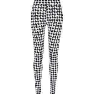 Urban Classics Damen Leggings Ladies Soft AOP Leggings blackhoundstooth XL Urban Classics Damen Leggings Ladies Soft AOP Leggings blackhoundstooth XL