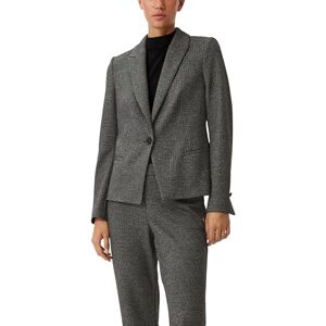Comma Damen 2138430 Blazer, 99R7 schwarz, 36 Comma Damen 2138430 Blazer, 99R7 schwarz, 36