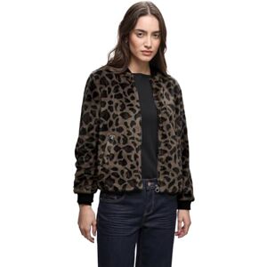 Street One Damen Fake Fur Leo-Blouson Street One Damen Fake Fur Leo-Blouson