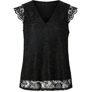 PIECES Pcolline Sl Lace V-Neck Top WVN Noos PIECES Pcolline Sl Lace V-Neck Top WVN Noos