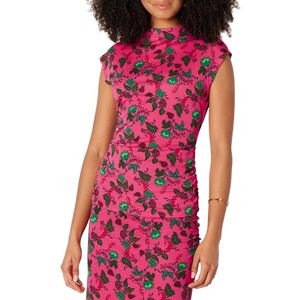Amazon Essentials Damen Figurbetontes Top aus mattem Jersey mit verlängerten Ärmeln und Raffung (Rock separat erhältlich), Intensive Rosa Leafy Floral Ditsy, XL Amazon Essentials Damen Figurbetontes Top aus mattem Jersey mit verlängerten Ärmeln und Raffung (Rock separat erhältlich), Intensive Rosa Leafy Floral Ditsy, XL