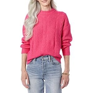 Amazon Essentials Damen Moderner Soft-Touch-Pullover Mit Rundhalsausschnitt (Erhältlich In Übergröße), Intensive Rosa, M Amazon Essentials Damen Moderner Soft-Touch-Pullover Mit Rundhalsausschnitt (Erhältlich In Übergröße), Intensive Rosa, M