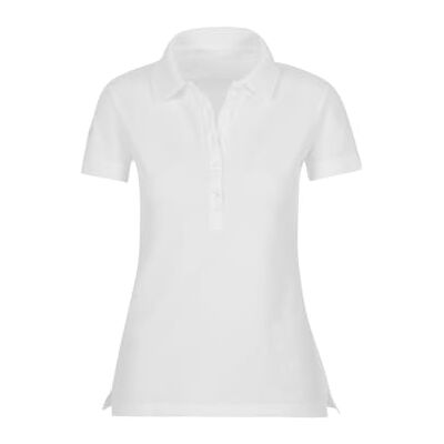 Trigema Damen Poloshirt mit Swarovski Kristallen, Gr. 36 (Herstellergröße: S), Weiß (Weiss 001) Trigema Damen Poloshirt mit Swarovski Kristallen, Gr. 36 (Herstellergröße: S), Weiß (Weiss 001)
