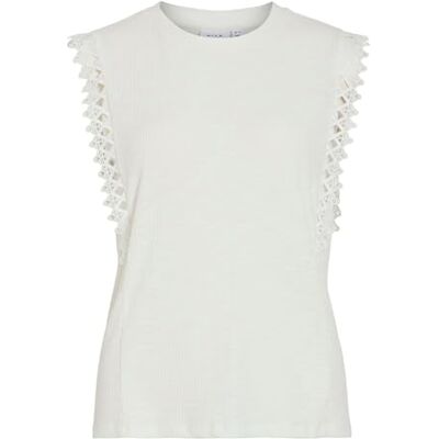 Vila Viotessa O-Neck Cap Sleeve Top Vila Viotessa O-Neck Cap Sleeve Top