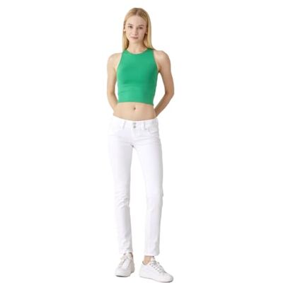 LTB Jeans Damen Molly Jeans, Weiß, 25W / 30L LTB Jeans Damen Molly Jeans, Weiß, 25W / 30L