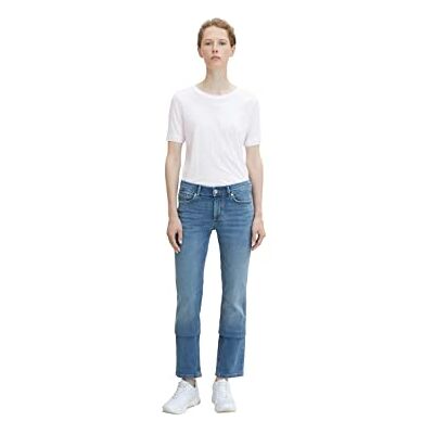 TOM TAILOR Damen Kate Straight Fit Jeans 1033092, 10286 Vintage Stone Wash Denim, 29W / 30L TOM TAILOR Damen Kate Straight Fit Jeans 1033092, 10286 Vintage Stone Wash Denim, 29W / 30L
