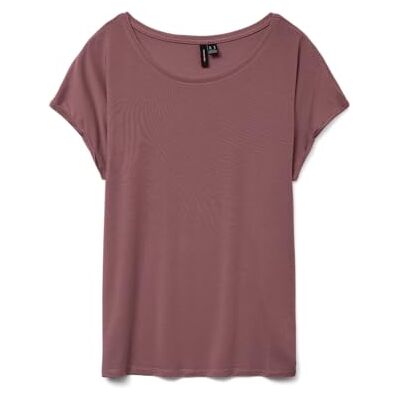 VERO MODA Damen T-Shirt VMAVA Plain Regular Fit XS S M L XL Grün Blau Pink VERO MODA Damen T-Shirt VMAVA Plain Regular Fit XS S M L XL Grün Blau Pink