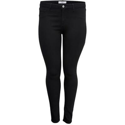 ONLY Carmakoma Female Skinny Fit Jeans Curvy CARThunder Push up reg 48 große größen, Black, 15174943 ONLY Carmakoma Female Skinny Fit Jeans Curvy CARThunder Push up reg 48 große größen, Black, 15174943