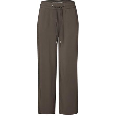 Street One Style QR Emee SOLID HW Wide Leg Nomad Brown 34 Street One Style QR Emee SOLID HW Wide Leg Nomad Brown 34