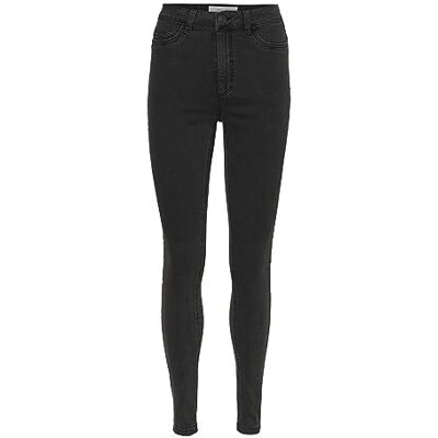 NOISY MAY NMCallie HW Skinny Jeans Frauen Jeans dunkelgrau W27L30 NOISY MAY NMCallie HW Skinny Jeans Frauen Jeans dunkelgrau W27L30
