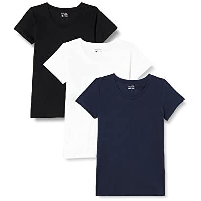 berydale Damen Bd157 T-Shirt, Schwarz/ Dunkelblau/ Weiß (3er Pack), XS berydale Damen Bd157 T-Shirt, Schwarz/ Dunkelblau/ Weiß (3er Pack), XS