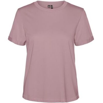 VERO MODA Damen Vmpaula S/S T-Shirt Noos, Nostalgia Rose, L VERO MODA Damen Vmpaula S/S T-Shirt Noos, Nostalgia Rose, L