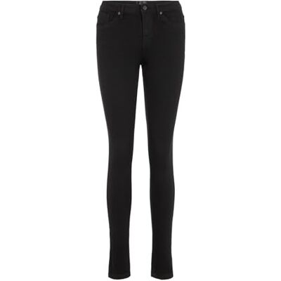VERO MODA Damen Vmtanya Mr Piping Vi120 Noos Skinny Jeans, Schwarz, XL EU VERO MODA Damen Vmtanya Mr Piping Vi120 Noos Skinny Jeans, Schwarz, XL EU