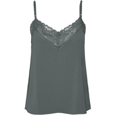 VERO MODA Damen VMEMMA Singlet WVN GA NOOS Top, Balsam Green, XS VERO MODA Damen VMEMMA Singlet WVN GA NOOS Top, Balsam Green, XS