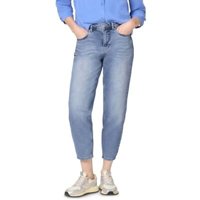 Street One High Waist Barrel Leg Jeans im Loose Fit Authentic Light Blue 29 Street One High Waist Barrel Leg Jeans im Loose Fit Authentic Light Blue 29