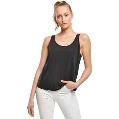 Urban Classics Ladies Modal Loose Top, Black, L Urban Classics Ladies Modal Loose Top, Black, L