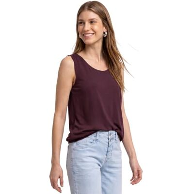 Street One Damen Top aus Jersey mit Elastiksaum Street One Damen Top aus Jersey mit Elastiksaum