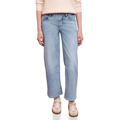 Street One Studio Bleached Wide Leg Jeans Ultra Bleach Random 34 Street One Studio Bleached Wide Leg Jeans Ultra Bleach Random 34