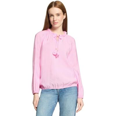 Cartoon Damen Casual-Bluse mit Raffung 40, Bonbon Cartoon Damen Casual-Bluse mit Raffung 40, Bonbon
