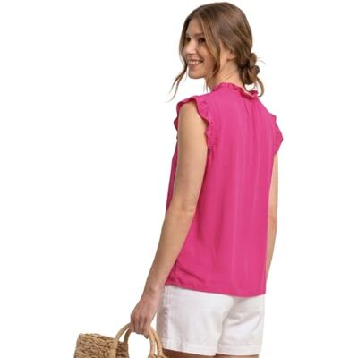 Street One Blusentop mit Split Neck und Rüschen Street One Blusentop mit Split Neck und Rüschen