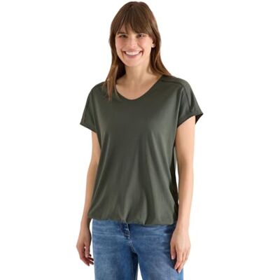 Cecil Damen T-Shirt mit V-Neck und Spitzendetail Cecil Damen T-Shirt mit V-Neck und Spitzendetail