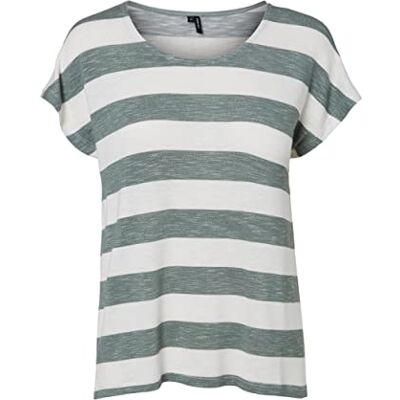 VERO MODA VMWIDE Stripe S/L TOP GA JRS VERO MODA VMWIDE Stripe S/L TOP GA JRS